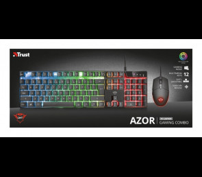 Klawiatura i mysz Trust GXT 838 Azor gaming combo podświetlana