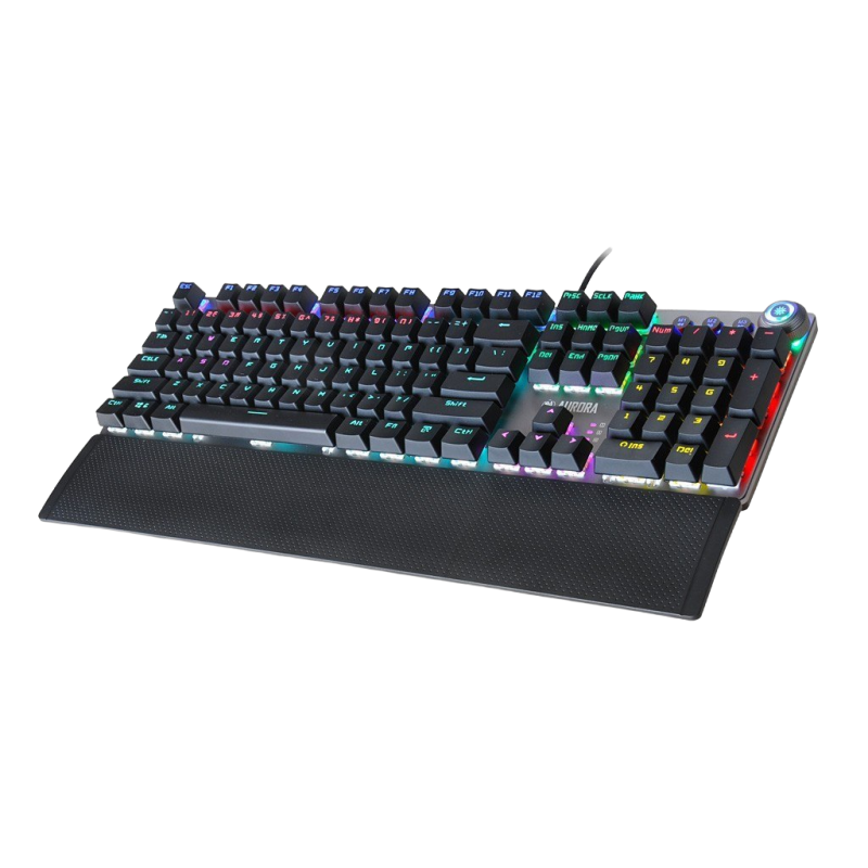 Klawiatura iBOX Aurora K-3 Gaming mechaniczna podświetlana z przełącznikami brązowymi Klawiatura iBOX Aurora K-3 Gaming mechaniczna podświetlana z przełącznikami brązowymi