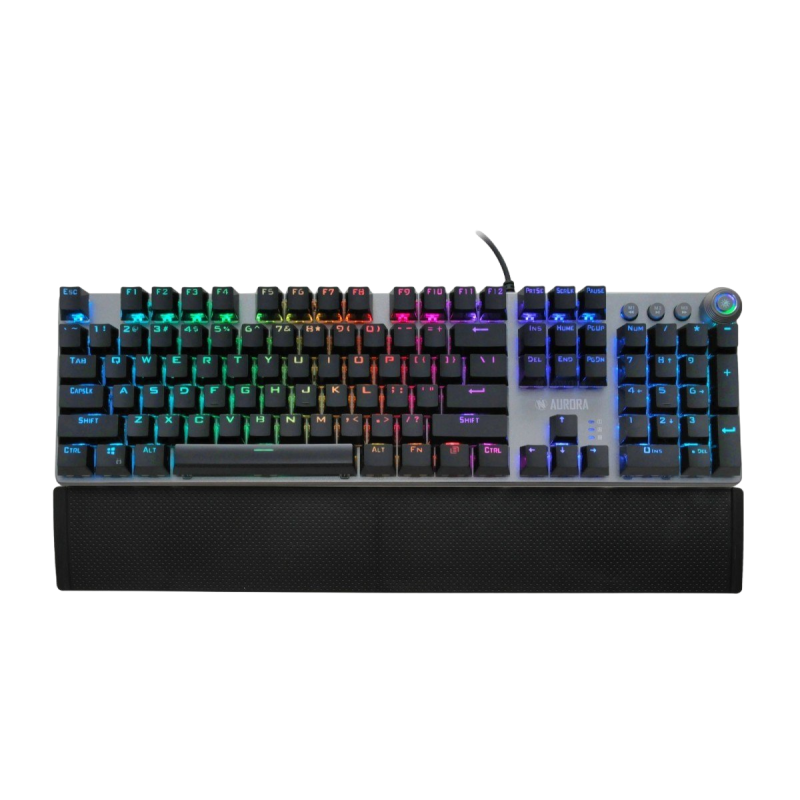 Klawiatura iBOX Aurora K-4 RGB mechaniczna gamingowa z podświetleniem Klawiatura iBOX Aurora K-4 RGB mechaniczna gamingowa z podświetleniem