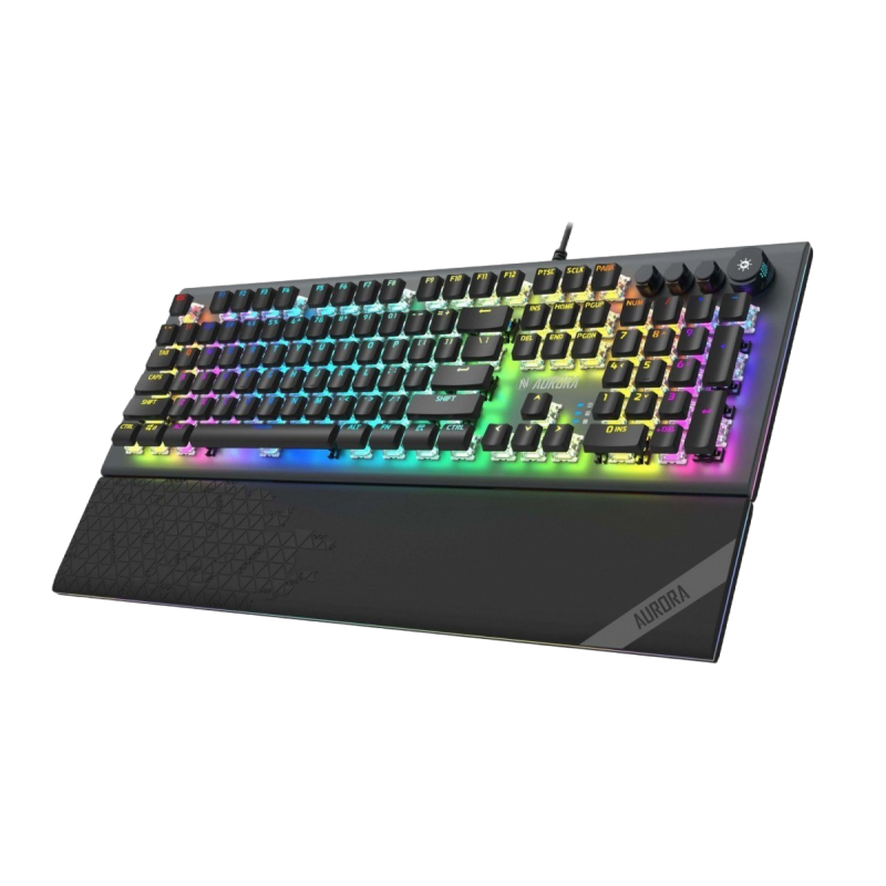 Klawiatura IBOX Aurora K-5 Gaming mechaniczna podświetlana RGB Klawiatura IBOX Aurora K-5 Gaming mechaniczna podświetlana RGB