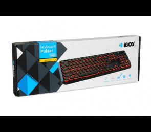 Klawiatura iBOX Pulsar RGB IKS620 multimedialna z podświetleniem USB