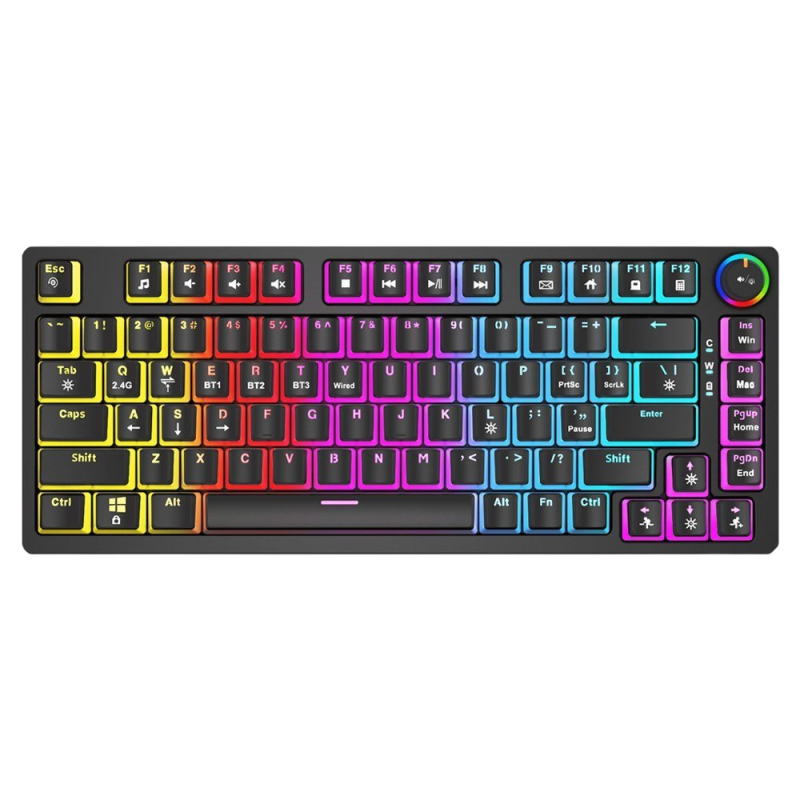 Klawiatura mechaniczna bezprzewodowa Savio PHENIX Gateron Yellow Pro Klawiatura mechaniczna bezprzewodowa Savio PHENIX Gateron Yellow Pro