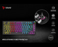 Klawiatura mechaniczna bezprzewodowa Savio PHENIX Gateron Yellow Pro Klawiatura mechaniczna bezprzewodowa Savio PHENIX Gateron Yellow Pro