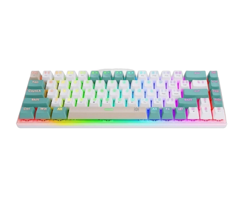 Klawiatura mechaniczna Defender VEXX GK-084 podświetlenie RGB kompaktowa