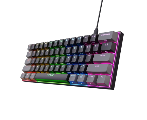 Klawiatura mechaniczna GXT 867 Acira kompaktowa z podświetleniem RGB
