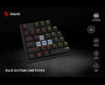 Klawiatura mechaniczna RGB Savio Tempest X2 Outemu Blue wydajna gamingowa Klawiatura mechaniczna RGB Savio Tempest X2 Outemu Blue wydajna gamingowa