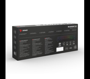 Klawiatura mechaniczna Savio Blackout X2 OUTEMU Peach Silent Hot Swap