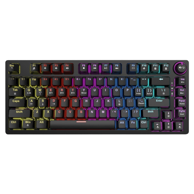 Klawiatura mechaniczna Savio PHENIX bezprzewodowa z Gateron Red Pro Klawiatura mechaniczna Savio PHENIX bezprzewodowa z Gateron Red Pro