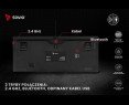 Klawiatura mechaniczna Savio PHENIX bezprzewodowa z Gateron Red Pro Klawiatura mechaniczna Savio PHENIX bezprzewodowa z Gateron Red Pro