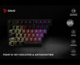 Klawiatura mechaniczna Savio PHENIX bezprzewodowa z Gateron Red Pro Klawiatura mechaniczna Savio PHENIX bezprzewodowa z Gateron Red Pro