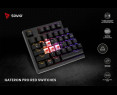 Klawiatura mechaniczna Savio PHENIX bezprzewodowa z Gateron Red Pro Klawiatura mechaniczna Savio PHENIX bezprzewodowa z Gateron Red Pro