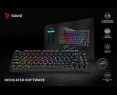 Klawiatura mechaniczna Savio PHENIX bezprzewodowa z Gateron Red Pro Klawiatura mechaniczna Savio PHENIX bezprzewodowa z Gateron Red Pro