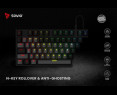 Klawiatura mechaniczna Savio Tempest X2 RGB Outemu Red gamingowa Klawiatura mechaniczna Savio Tempest X2 RGB Outemu Red gamingowa