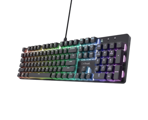 Klawiatura mechaniczna Trust GXT 871 Zora RGB podświetlana USB
