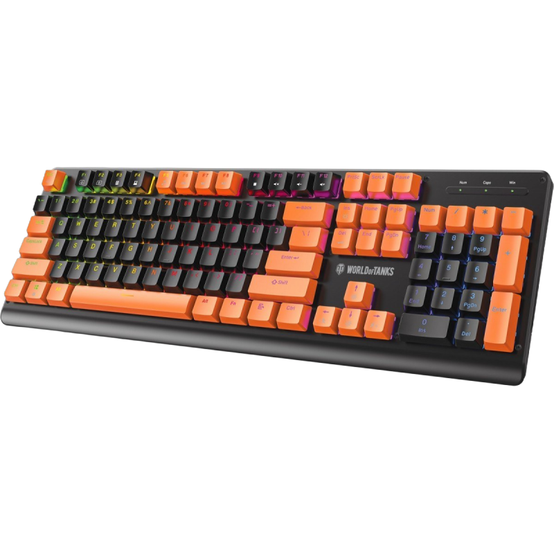 Klawiatura mechaniczna YENKEE DESTROYER WT300 podświetlana RGB do gier World of Tanks Klawiatura mechaniczna YENKEE DESTROYER WT300 podświetlana RGB do gier World of Tanks