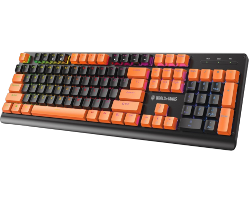 Klawiatura mechaniczna YENKEE DESTROYER WT300 podświetlana RGB do gier World of Tanks