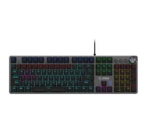 Klawiatura MSI Forge GK310 Red US podświetlana mechaniczna do gier
