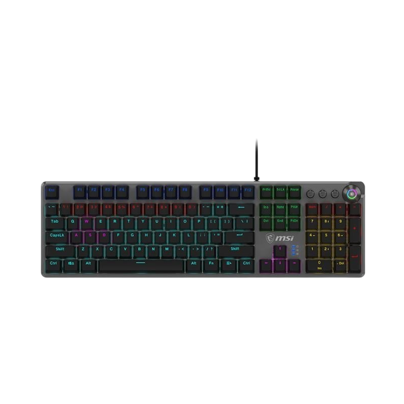 Klawiatura MSI Forge GK310 Red US podświetlana mechaniczna do gier Klawiatura MSI Forge GK310 Red US podświetlana mechaniczna do gier