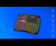 Podświetlana klawiatura bezprzewodowa Savio KW-04 RGB Bluetooth 2.4 GHz Podświetlana klawiatura bezprzewodowa Savio KW-04 RGB Bluetooth 2.4 GHz