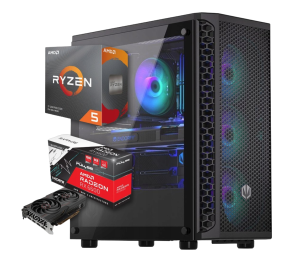BSG Striker V9 AMD Ryzen 5 AMD Radeon RX 6600 32GB DDR4 512GB SSD Windows 11 Pro