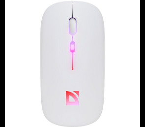 Mysz bezprzewodowa Defender TOUCH MM-997 akumulator ergonomiczna biała