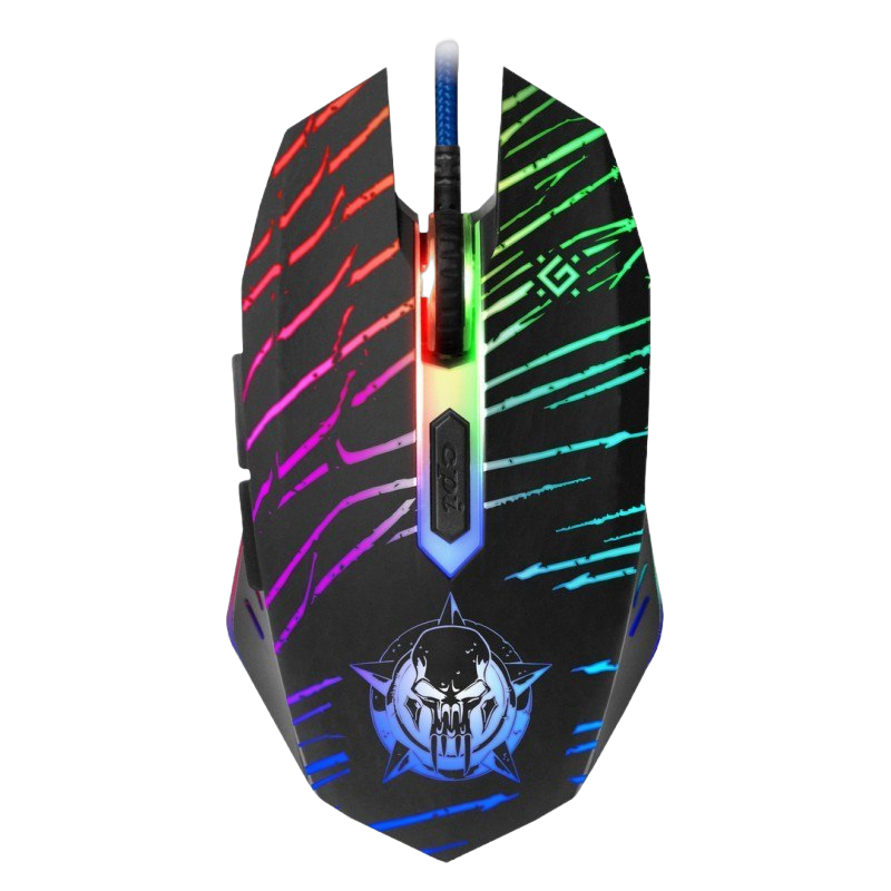 Mysz gamingowa Defender DARK AGENT GM-590L 12800 dpi z podświetleniem Mysz gamingowa Defender DARK AGENT GM-590L 12800 dpi z podświetleniem
