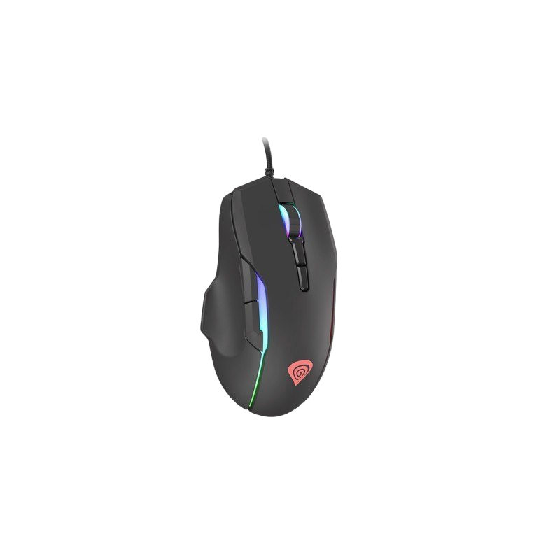 Mysz Genesis Xenon 220 RGB cicha 6400 DPI dla graczy ergonomiczna Mysz Genesis Xenon 220 RGB cicha 6400 DPI dla graczy ergonomiczna