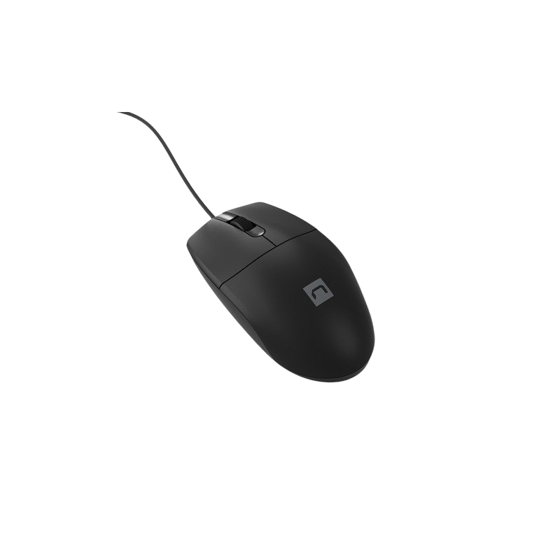 Mysz Natec Ruff Plus 1200 DPI przewodowa czarna komfortowa biurowa Mysz Natec Ruff Plus 1200 DPI przewodowa czarna komfortowa biurowa
