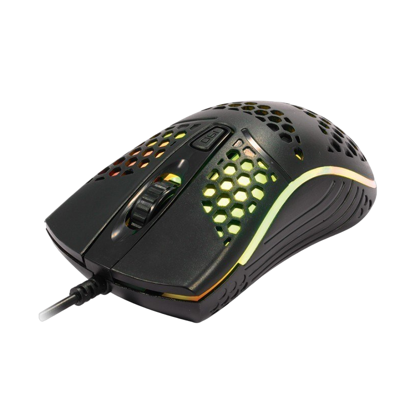 Mysz Rebeltec GHOST przewodowa dla graczy ultra lekka z RGB Mysz Rebeltec GHOST przewodowa dla graczy ultra lekka z RGB