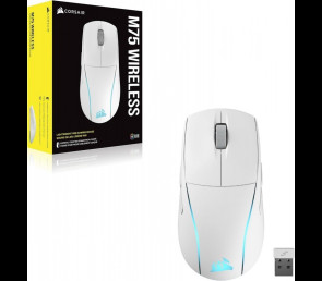 Myszka bezprzewodowa Corsair M75 biała gamingowa RGB lekka