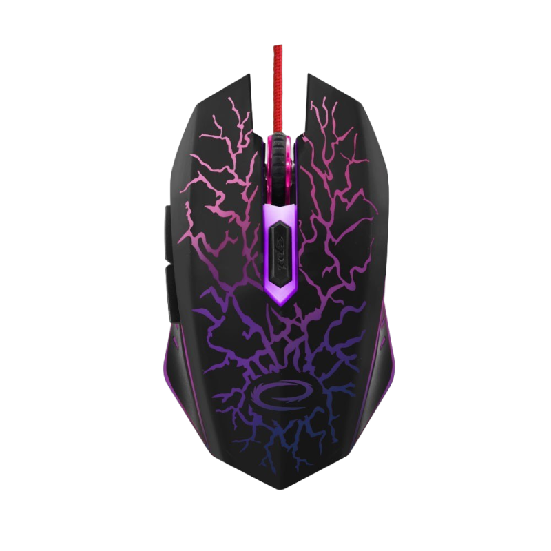 Myszka przewodowa Esperanza 6D optyczna gamingowa USB Lightning Myszka przewodowa Esperanza 6D optyczna gamingowa USB Lightning