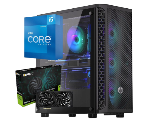 BSG Raptor V1 Intel Core i5 NVIDIA GeForce RTX 4060 16GB DDR4 256GB SSD Windows 11 Pro