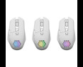 Mysz gamingowa Defender Glory GM-514 bezprzewodowa RGB 3200 DPI biała