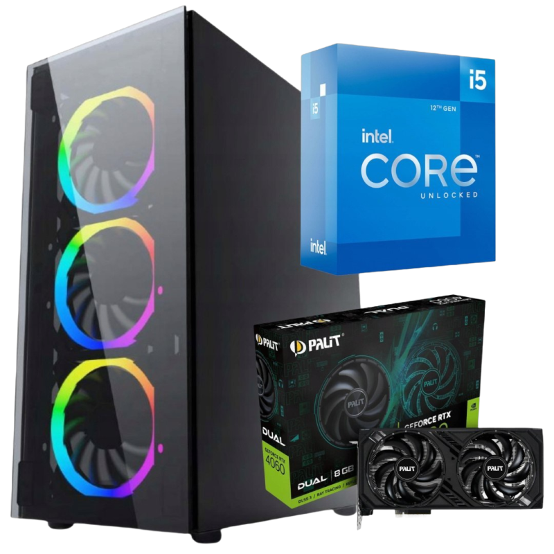 BSG Raptor V3 Intel Core i5 NVIDIA GeForce RTX 4060 32GB DDR4 512GB SSD Windows 11 Pro
