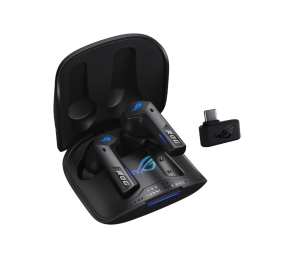 Asus ROG Cetra True Wireless SuperNova Czarne słuchawki gamingowe ANC RGB 46h