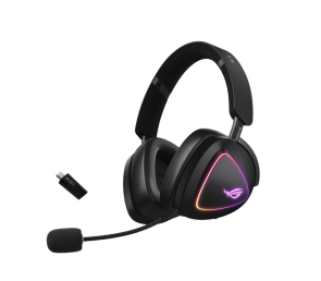 Słuchawki Asus ROG Delta II Wireless Gaming Bezprzewodowe RGB 2.4GHz