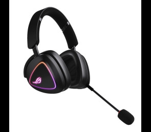 Słuchawki Asus ROG Delta II Wireless Gaming Bezprzewodowe RGB 2.4GHz
