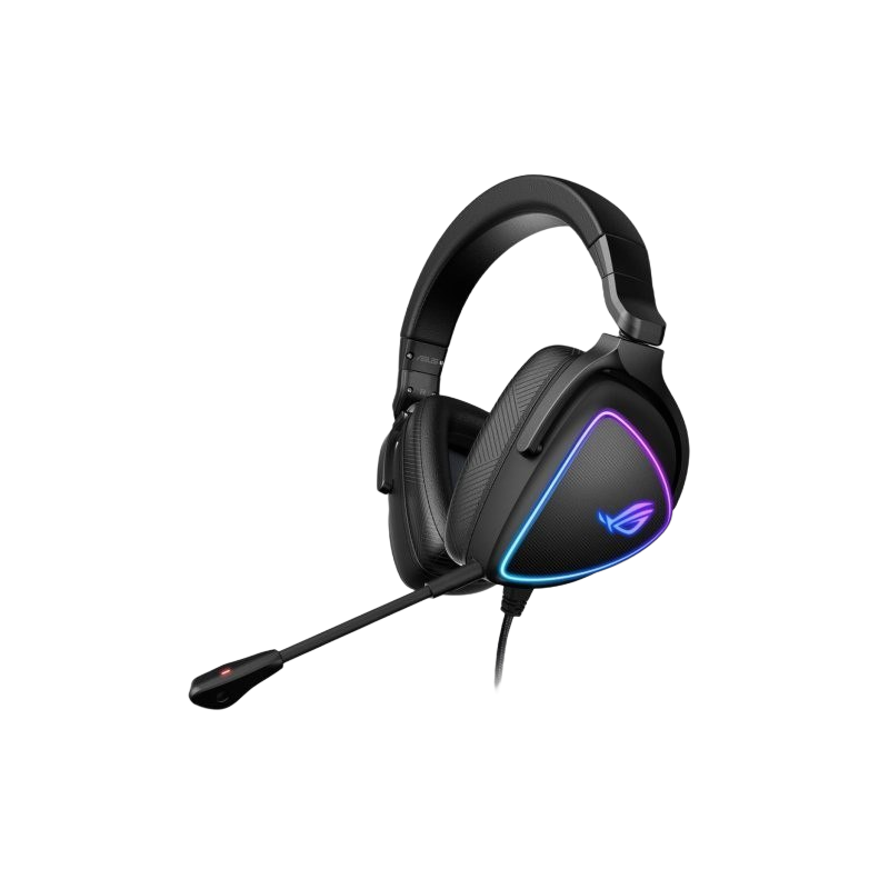 Słuchawki Asus ROG Delta S USB-C gamingowe z RGB i mikrofonem AI Słuchawki Asus ROG Delta S USB-C gamingowe z RGB i mikrofonem AI