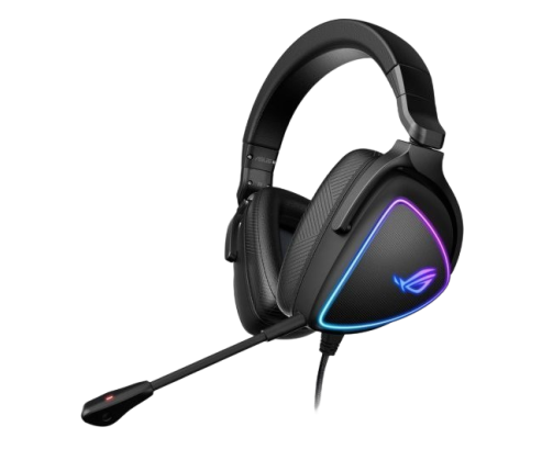 Słuchawki Asus ROG Delta S USB-C gamingowe z RGB i mikrofonem AI