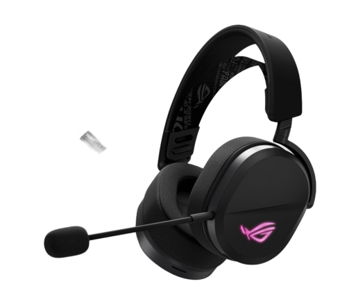 Słuchawki Asus ROG Pelta bezprzewodowe gamingowe RGB lekki mikrofon