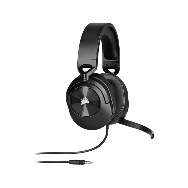 Słuchawki Corsair HS55 Surround karbon przewodowe do gier z Dolby Audio Słuchawki Corsair HS55 Surround karbon przewodowe do gier z Dolby Audio