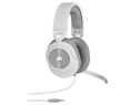Słuchawki Corsair HS55 Surround Wired Białe dla graczy z Dolby Audio Słuchawki Corsair HS55 Surround Wired Białe dla graczy z Dolby Audio