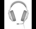 Słuchawki Corsair HS55 Surround Wired Białe dla graczy z Dolby Audio Słuchawki Corsair HS55 Surround Wired Białe dla graczy z Dolby Audio