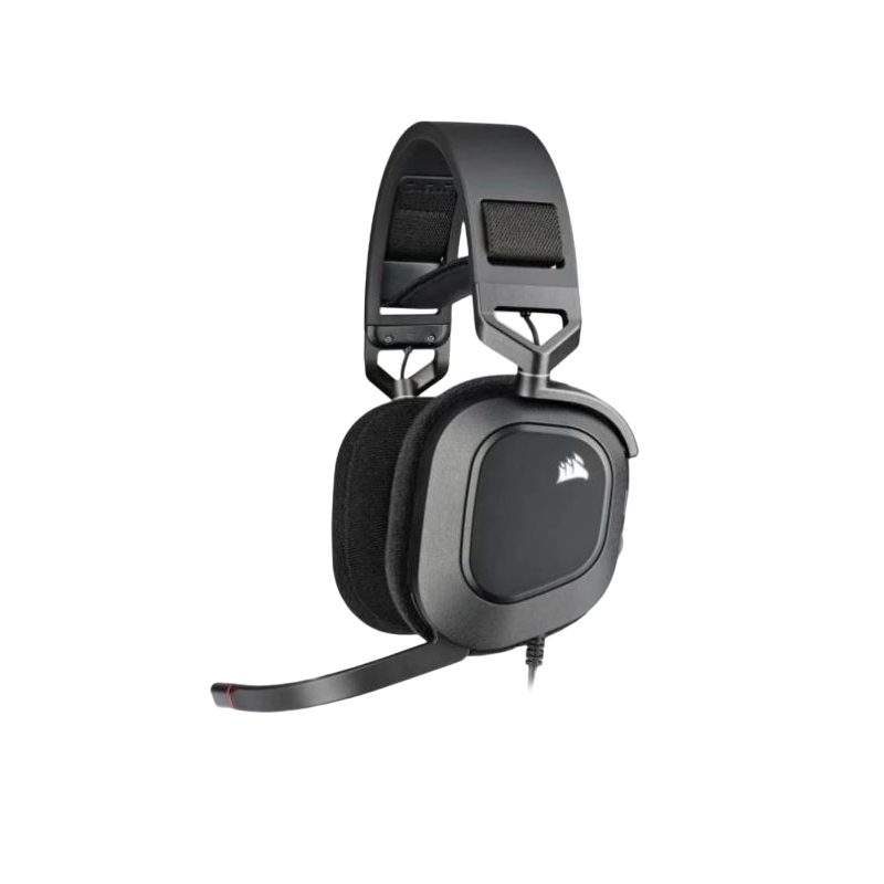 Słuchawki Corsair HS80 RGB USB czarne wydajne gamingowe z Dolby Audio 7.1