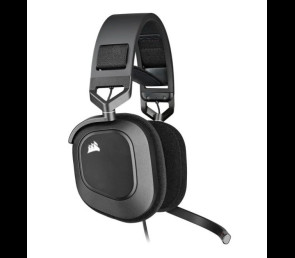 Słuchawki Corsair HS80 RGB USB czarne wydajne gamingowe z Dolby Audio 7.1