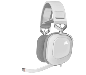 Słuchawki Corsair HS80 RGB USB Wired Gaming biały nauszne z Dolby 7.1