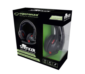 Słuchawki Esperanza Stryker gaming z mikrofonem nauszne stereo