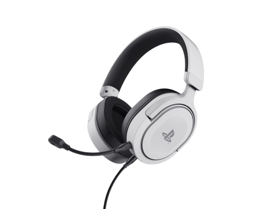 Słuchawki gamingowe Trust GXT 498 Forta białe stereo z mikrofonem