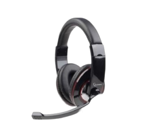 Słuchawki Gembird MHS-001 czarne z mikrofonem stereo dla graczy