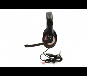 Słuchawki Gembird MHS-001 czarne z mikrofonem stereo dla graczy